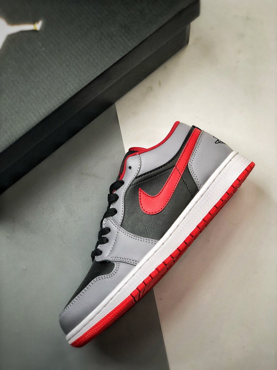 Air Jordan 1 Low "Shadow Toe Gym Red"