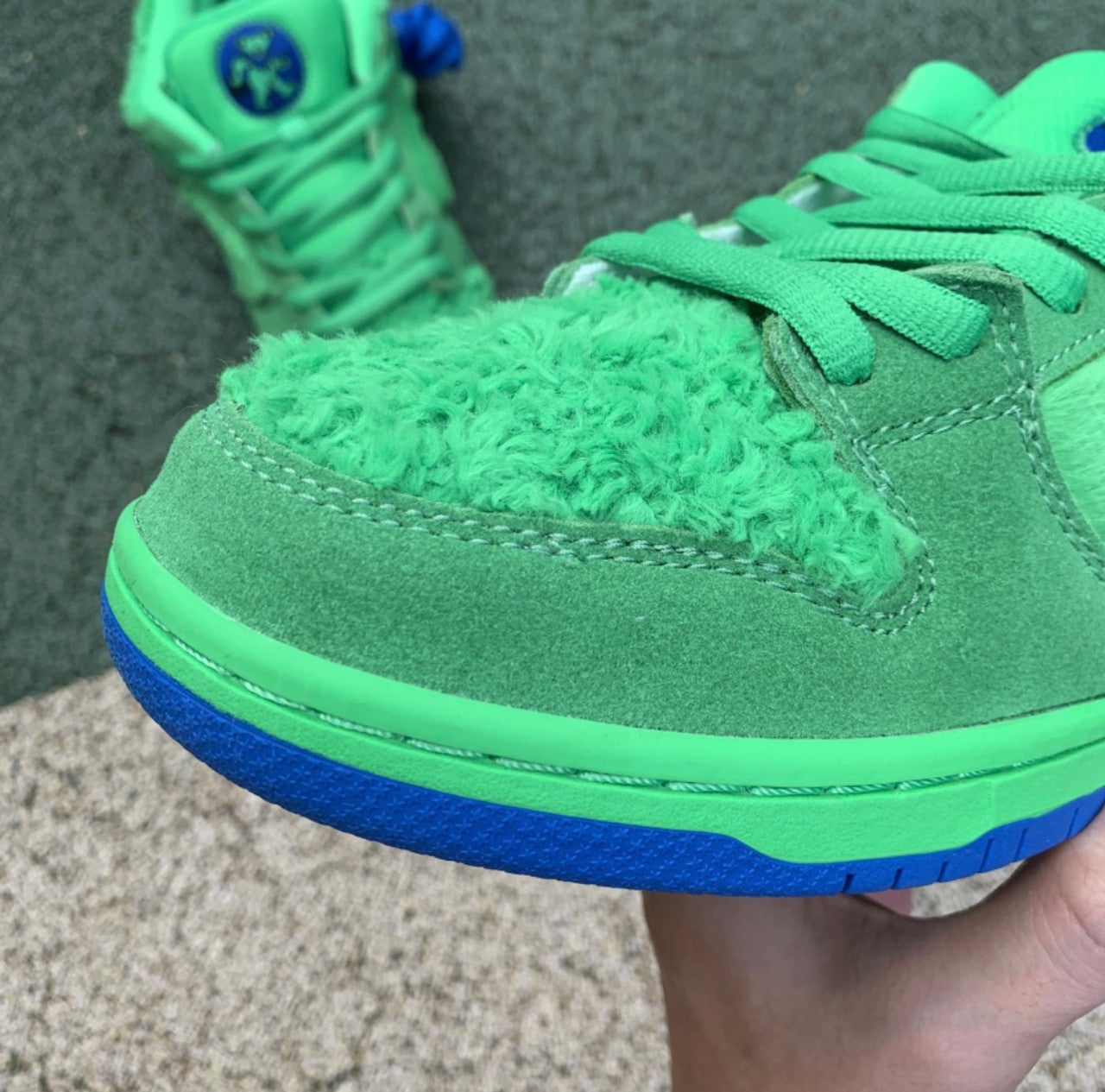 SB Dunk Low Grateful Dead green bears