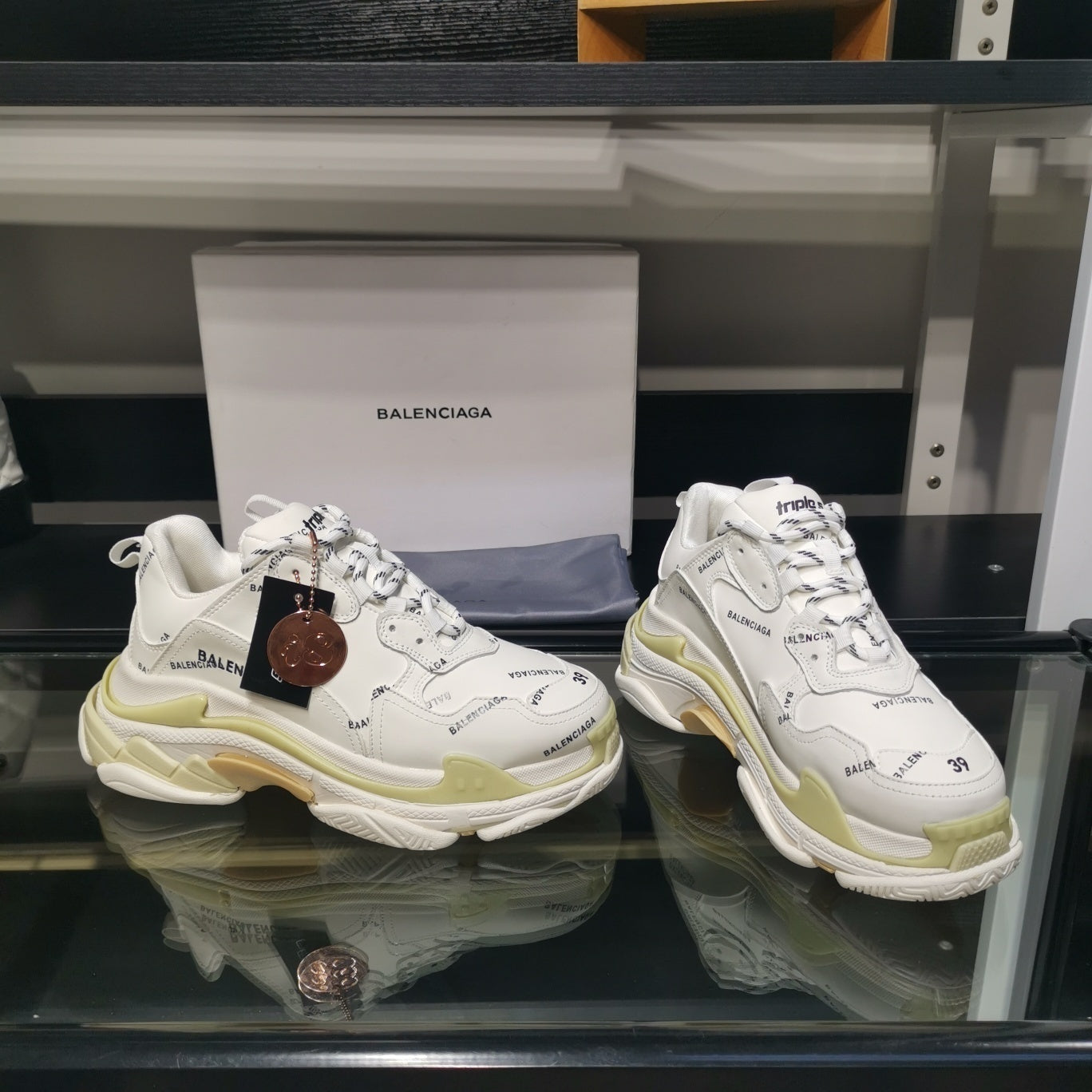 BALENCIAGA TRIPLE S x BLANC MONOGRAM