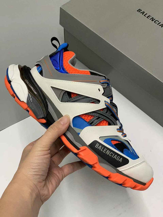 BALENCIAGA TRACK 3.0 x ORANGE BLANC BLEUE