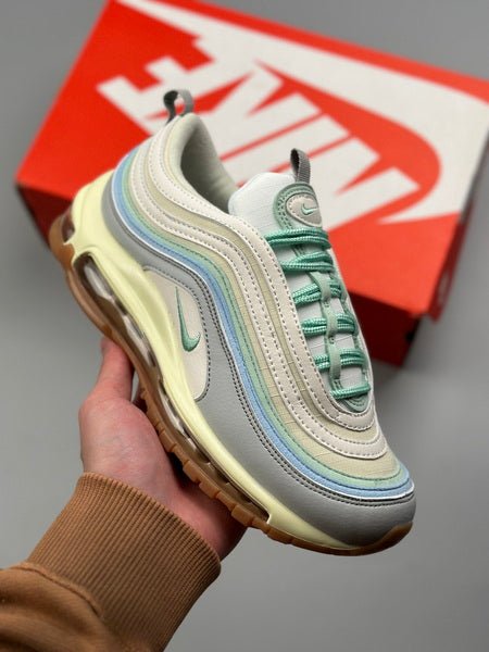 NIKE Air Max 97 "Enamel Vert Sail Worn Bleu" - Houdini