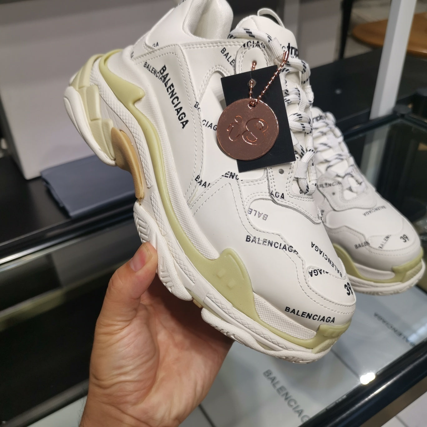 BALENCIAGA TRIPLE S x BLANC MONOGRAM