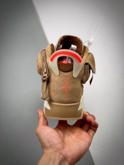 Air Jordan 6 x Travis Scott "British Khaki "
