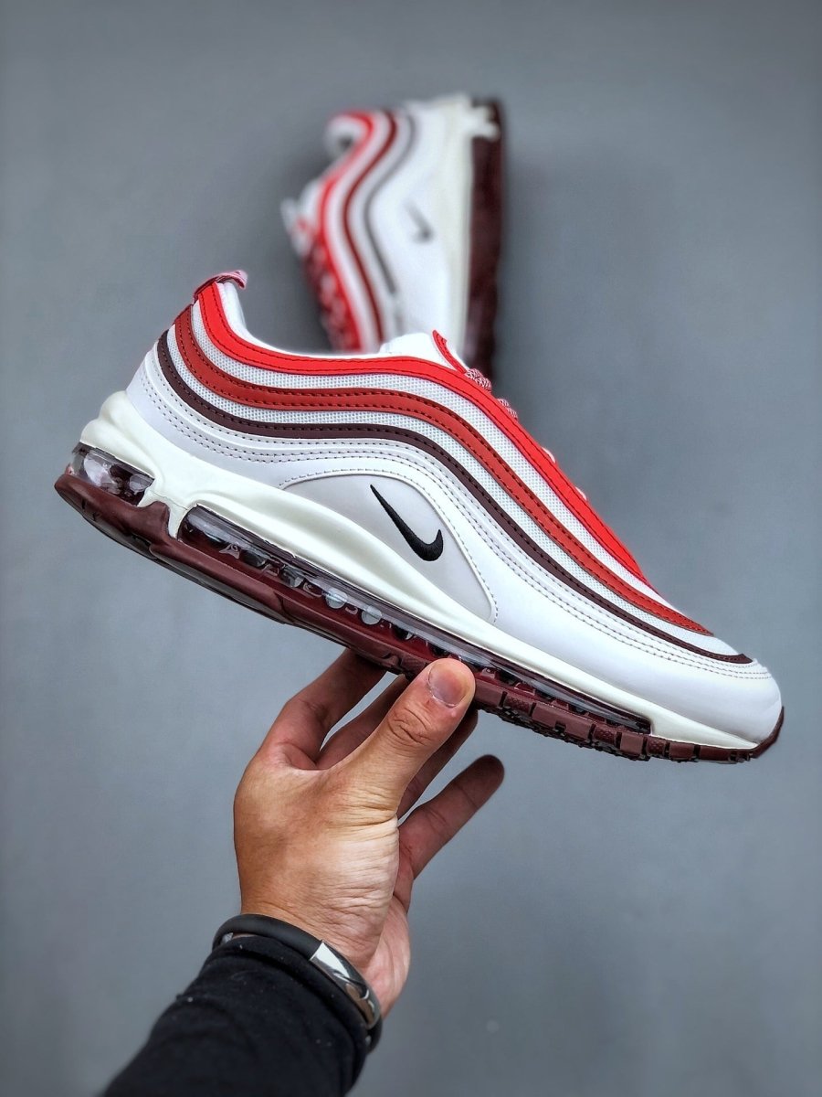 NIKE Air Max 97 "White/Dune Red" - Houdini