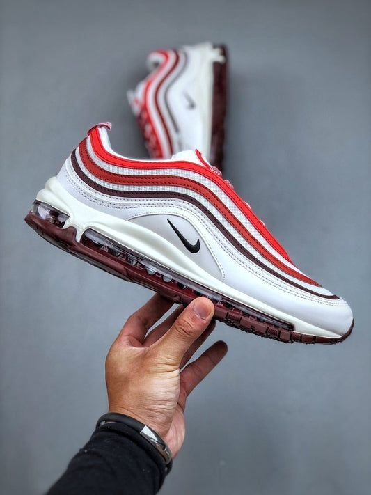 NIKE Air Max 97 "White/Dune Red"