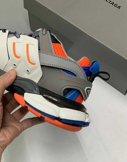 BALENCIAGA TRACK 3.0 x ORANGE BLANC BLEUE