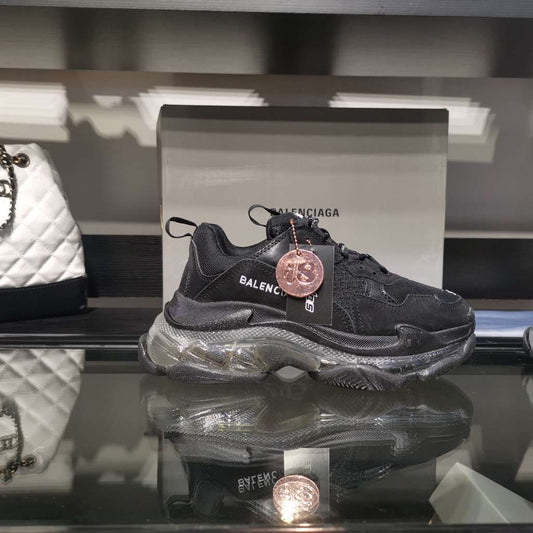 BALENCIAGA TRIPLE S x NOIR GEL