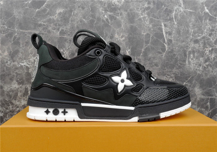 LOUIS VUITTON SKATE SNEAKER BLACK WHITE