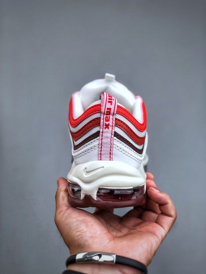 NIKE Air Max 97 "White/Dune Red" - Houdini