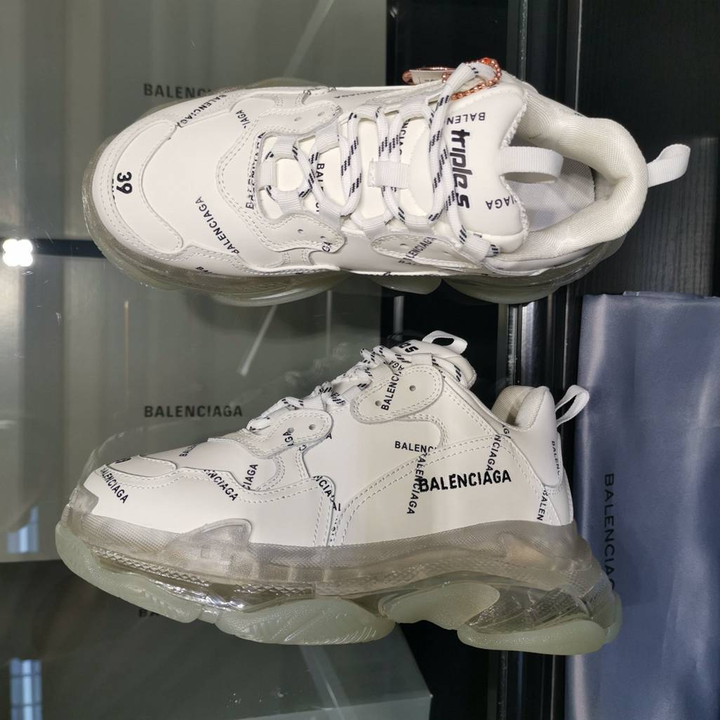 BALENCIAGA TRIPLE S x BLANC