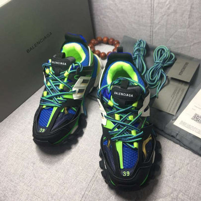 BALENCIAGA TRACK 3.0 x VERT BLEUE