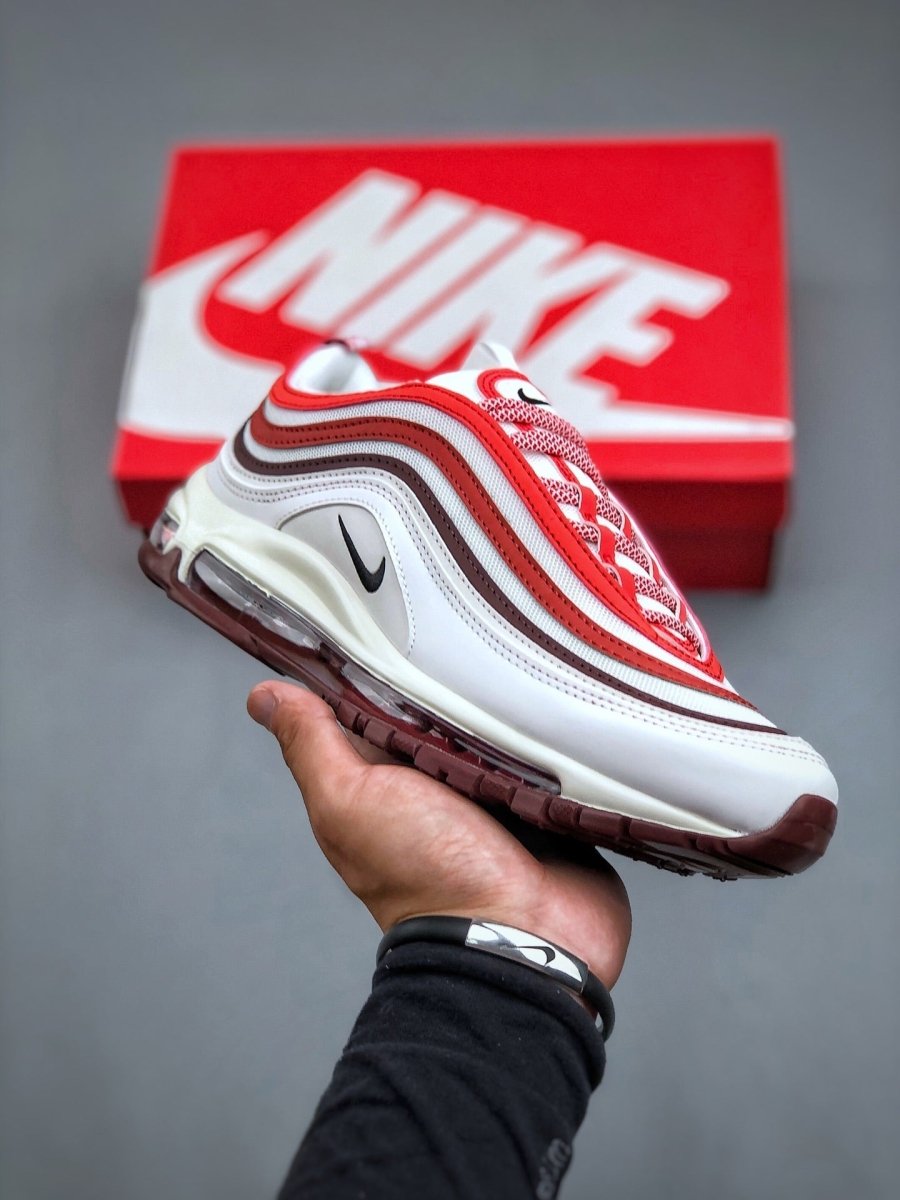NIKE Air Max 97 "White/Dune Red" - Houdini