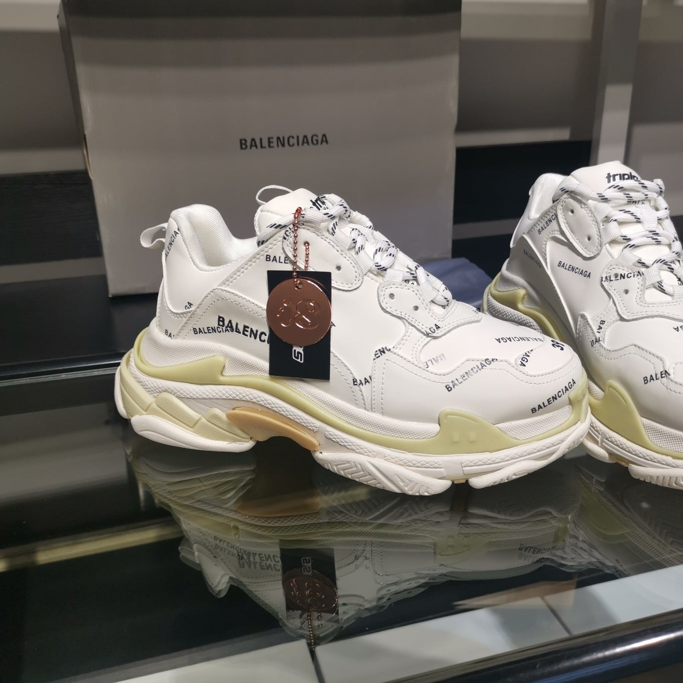 BALENCIAGA TRIPLE S x BLANC MONOGRAM