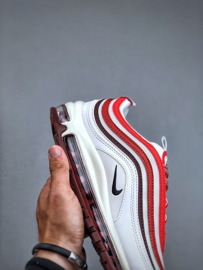 NIKE Air Max 97 "White/Dune Red" - Houdini