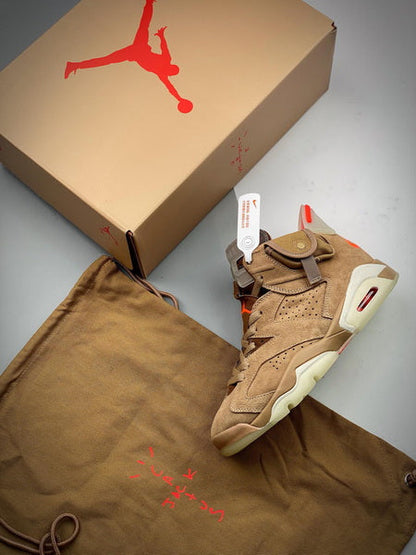 Air Jordan 6 x Travis Scott "British Khaki "