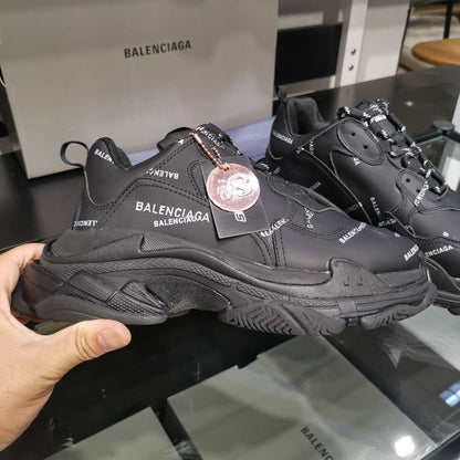 BALENCIAGA TRIPLE S x NOIR MONOGRAM