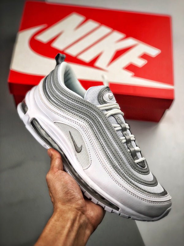 NIKE Air Max 97 Blanc/Argenté/Gris - Houdini