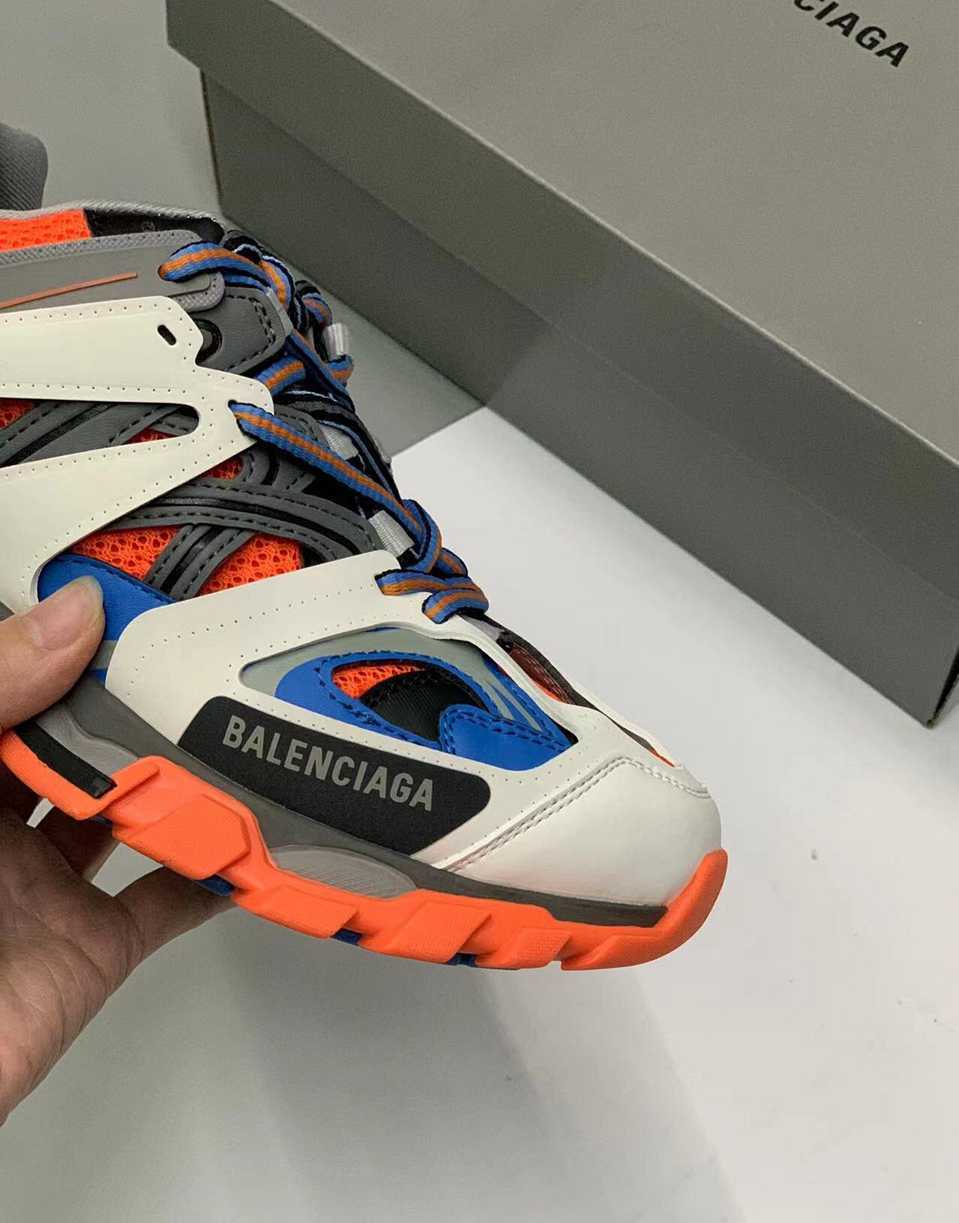 BALENCIAGA TRACK 3.0 x ORANGE BLANC BLEUE