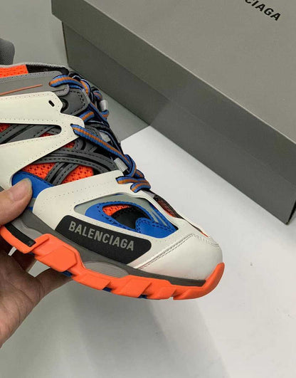 BALENCIAGA TRACK 3.0 x ORANGE BLANC BLEUE