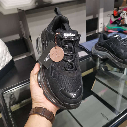BALENCIAGA TRIPLE S x NOIR GEL