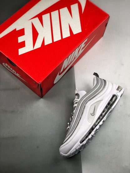 NIKE Air Max 97 Blanc/Argenté/Gris - Houdini