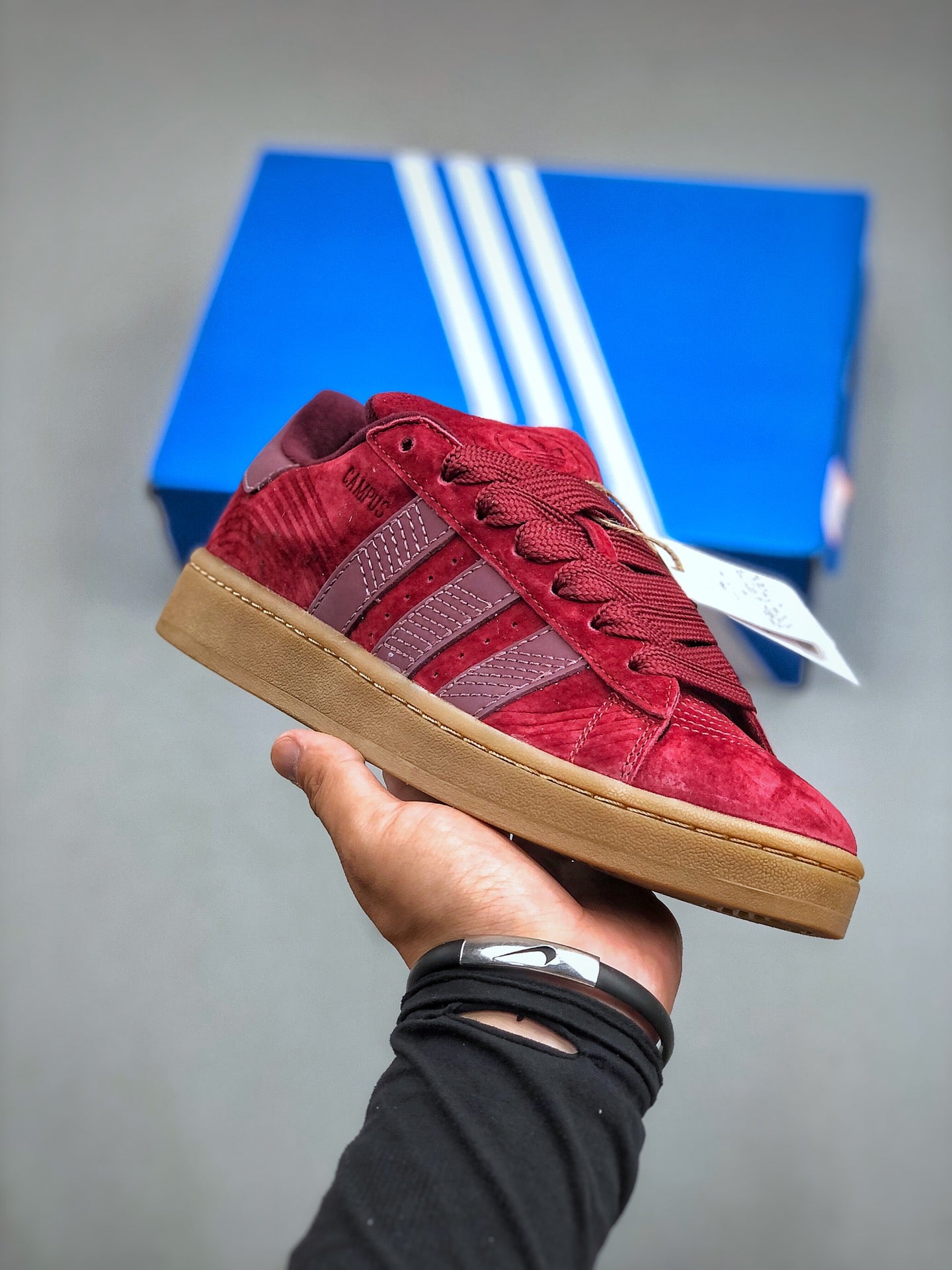 Adidas Campus VELOUR BORDEAUX