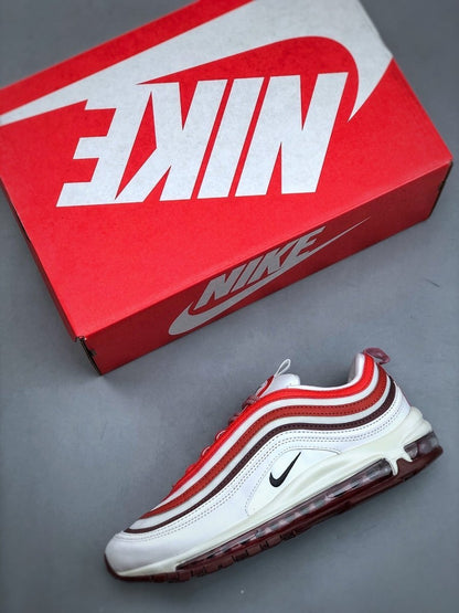NIKE Air Max 97 "White/Dune Red" - Houdini