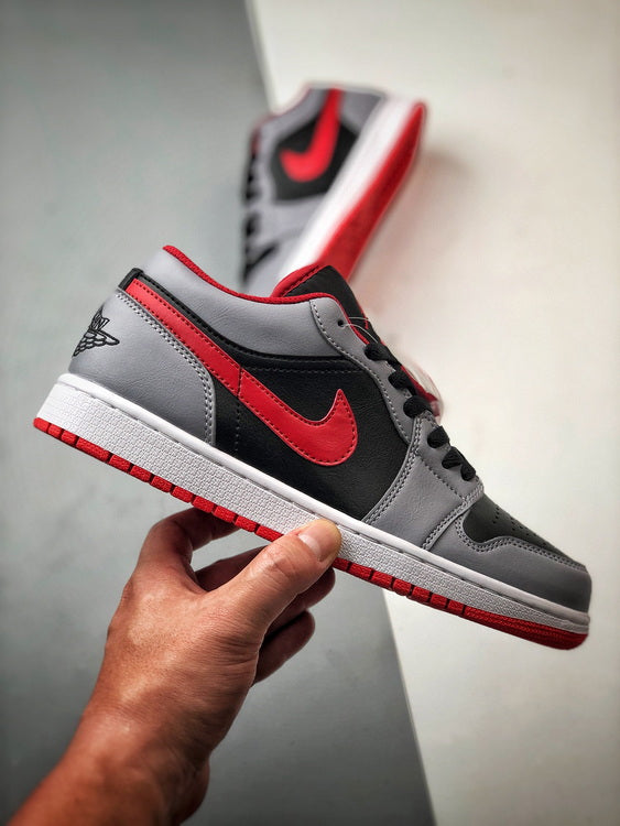 Air Jordan 1 Low "Shadow Toe Gym Red"
