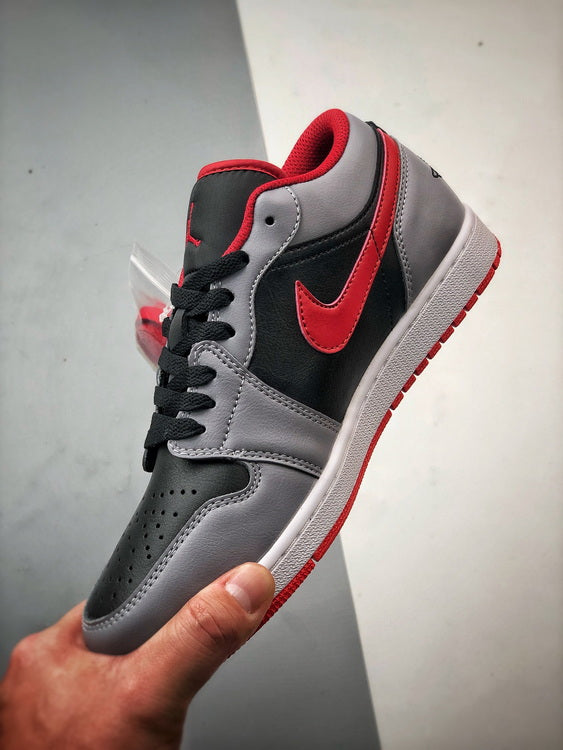 Air Jordan 1 Low "Shadow Toe Gym Red"