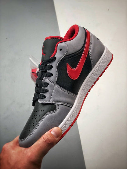 Air Jordan 1 Low "Shadow Toe Gym Red"