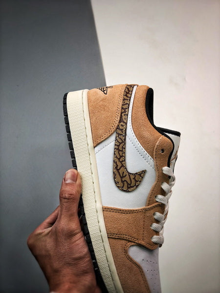 Air Jordan 1 Low édition spéciale Brown Elephant