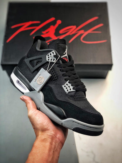 Air Jordan 4 Retro SE "Black Canvas"
