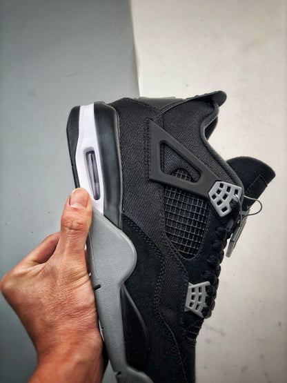 Air Jordan 4 Retro SE "Black Canvas"