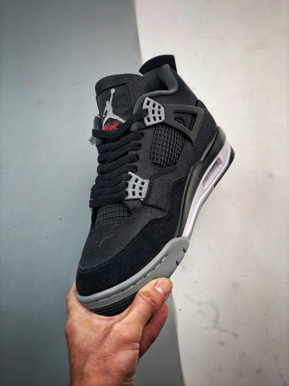 Air Jordan 4 Retro SE "Black Canvas"