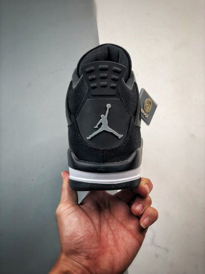 Air Jordan 4 Retro SE "Black Canvas"