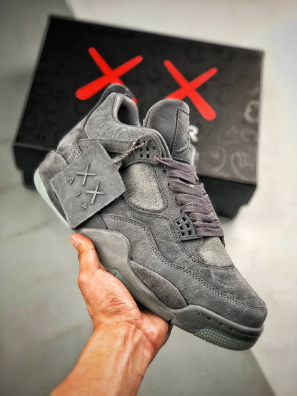 Air Jordan 4 X Kaws grey