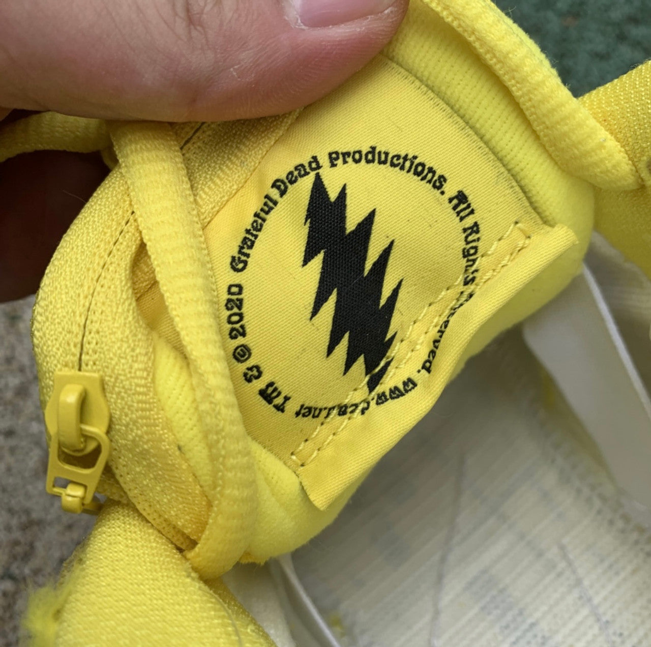 SB Dunk Low Pro x Grateful Dead Bears Opti Yellow