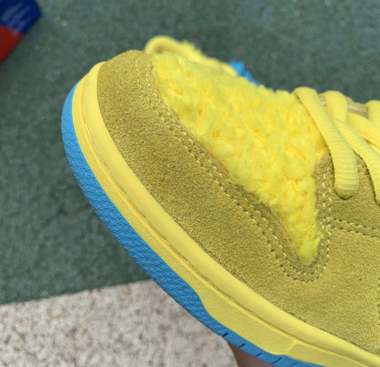 SB Dunk Low Pro x Grateful Dead Bears Opti Yellow