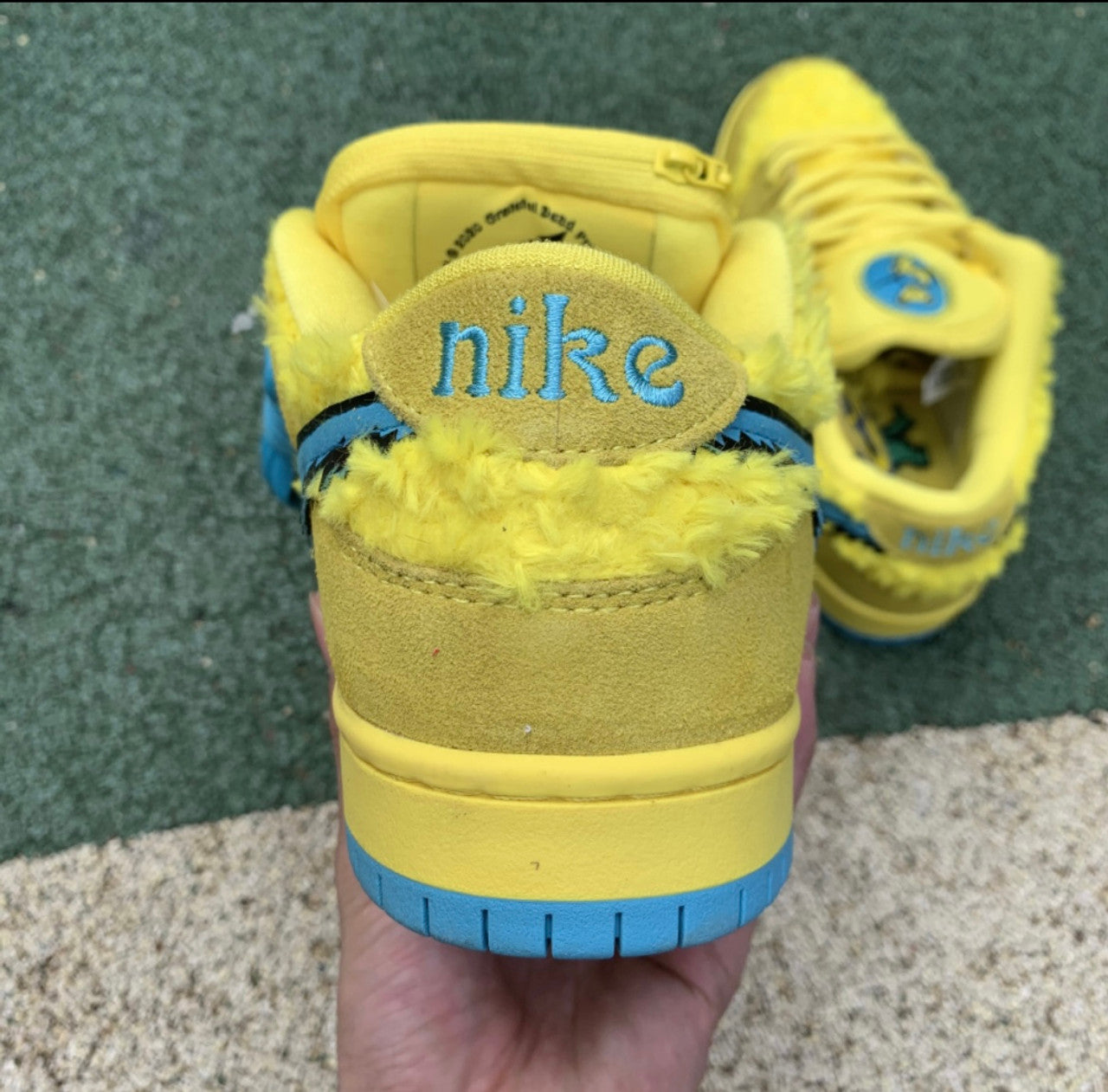 SB Dunk Low Pro x Grateful Dead Bears Opti Yellow