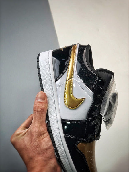 Jordan 1 Low ALT Noir Metallic Doré Blanc