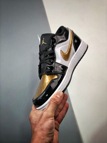 Jordan 1 Low ALT Noir Metallic Doré Blanc
