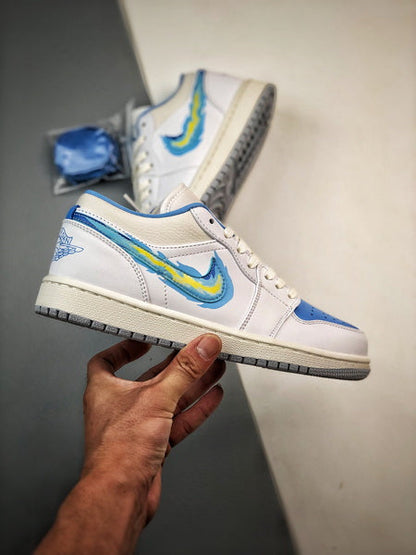Jordan 1 Low SE Just Skate bleu université