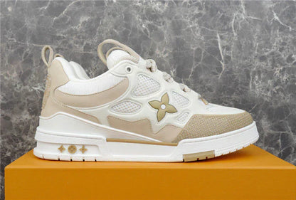 LOUIS VUITTON SKATE SNEAKER BEIGE BLANC