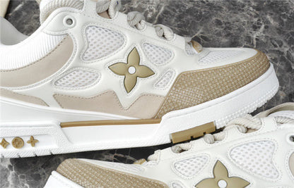 LOUIS VUITTON SKATE SNEAKER BEIGE WHITE