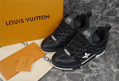 LOUIS VUITTON SKATE SNEAKER BLACK WHITE