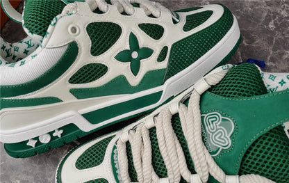 LOUIS VUITTON SKATE SNEAKER GREEN WHITE