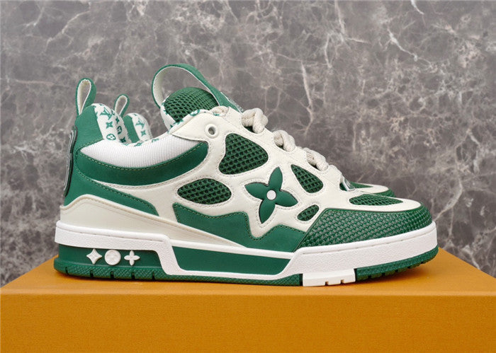 LOUIS VUITTON SKATE SNEAKER GREEN WHITE