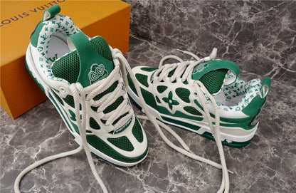 LOUIS VUITTON SKATE SNEAKER GREEN WHITE