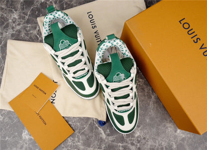 LOUIS VUITTON SKATE SNEAKER GREEN WHITE