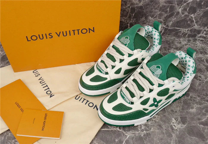 LOUIS VUITTON SKATE SNEAKER VERT BLANC